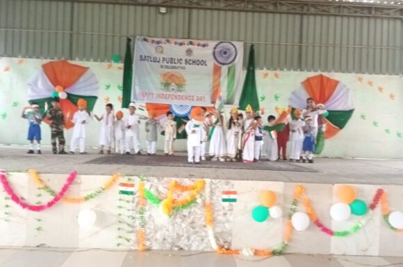 15th august celebration in Satluj Public School Ropar