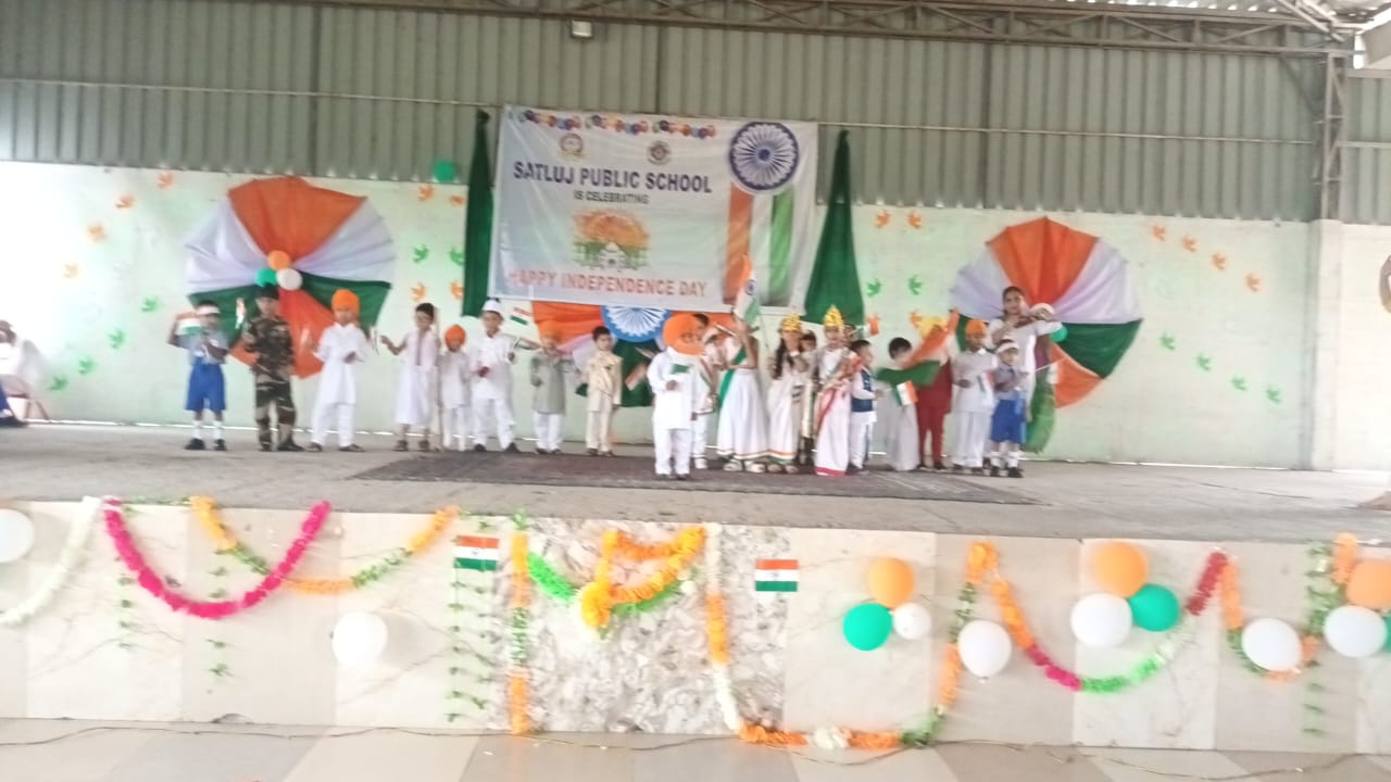 15th august celebration in Satluj Public School Ropar