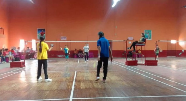 4th position in badminton double match