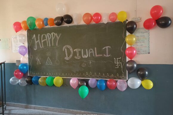 Diwali festival of lights was celebrated with pomp and enthusiasm in school campus